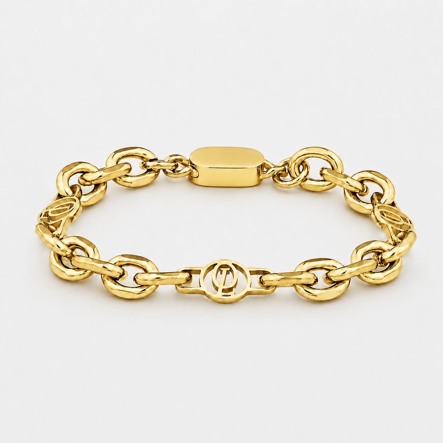 Outrage London Gold Link Bracelet