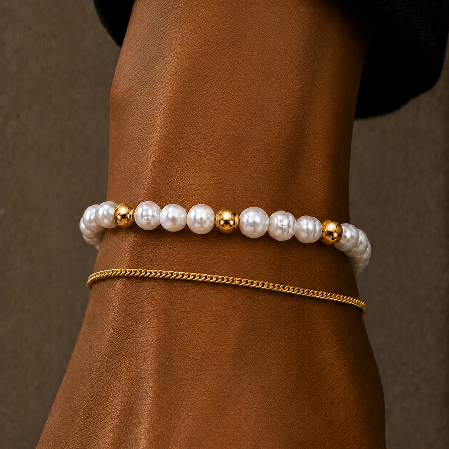 Gold Connell Chain Bracelet 2MM
