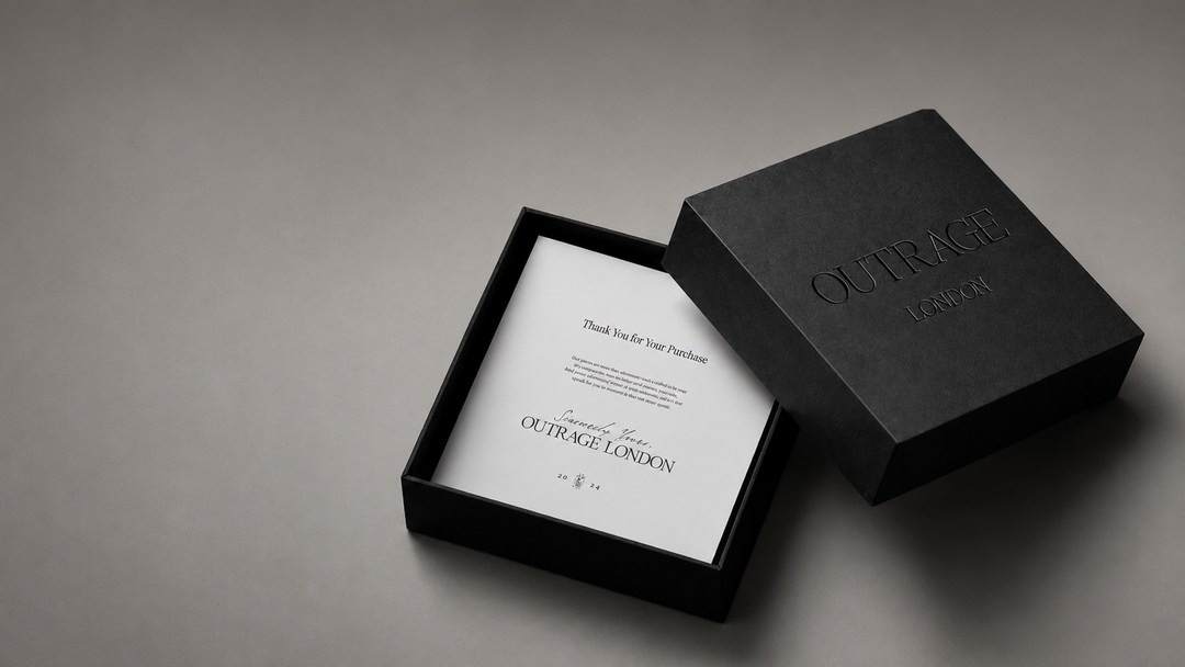 Outrage London gifting box for jewellery
