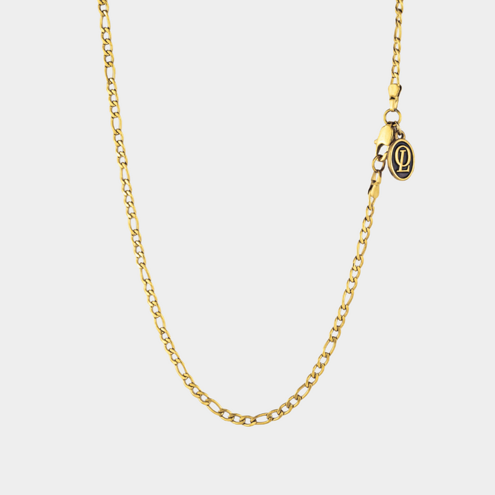 Gold Figaro Chain Necklace 3MM