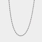 Silver Rope Chain Necklace 3MM