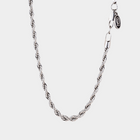 Silver Rope Chain Necklace 5MM