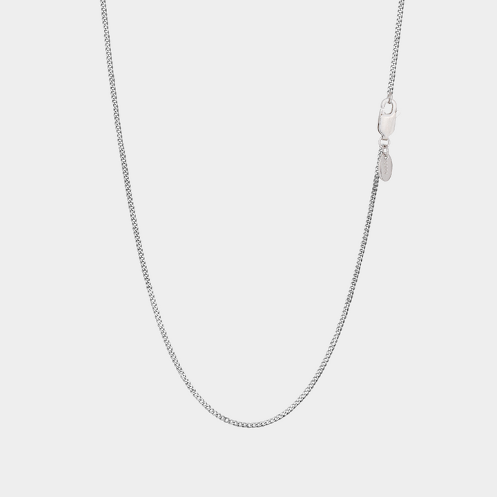 925 Italian Silver 1.8mm Curb Necklace