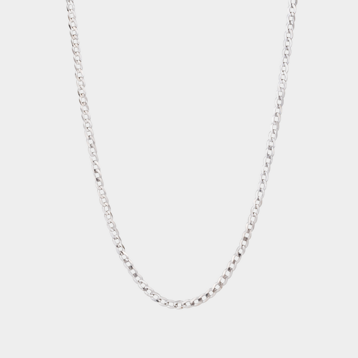 925 Italian Silver 5mm Curb Necklace