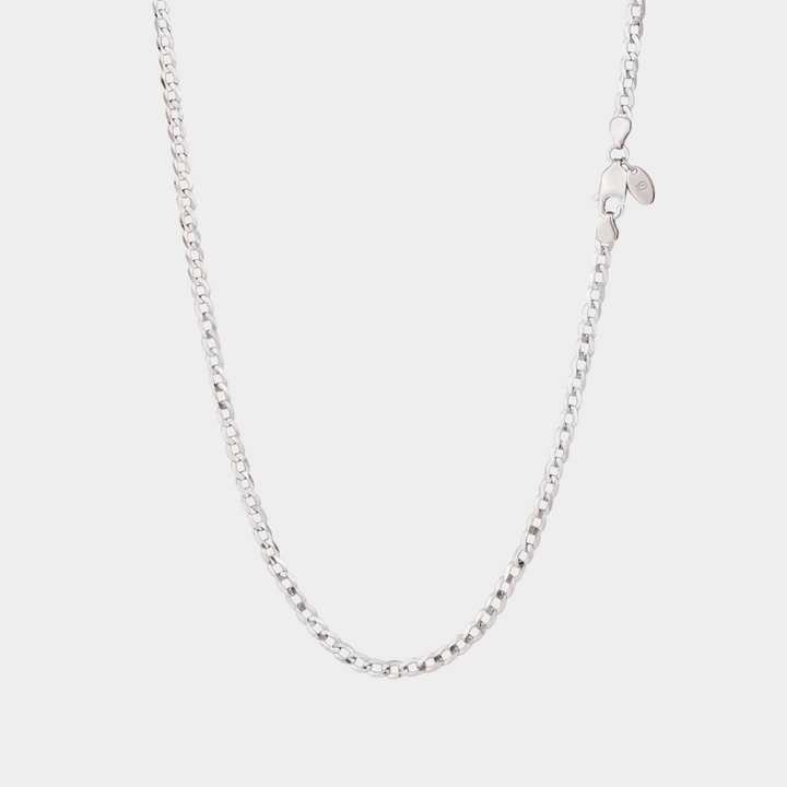 925 Italian Silver 5mm Curb Necklace