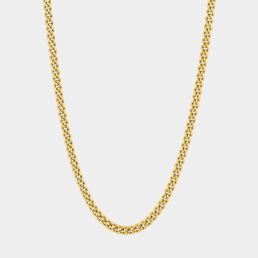 Gold Cuban Chain Necklace 5MM