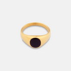 Gold Onyx Stone Signet Ring