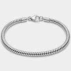 Silver Snake Bracelet – 5mm Round