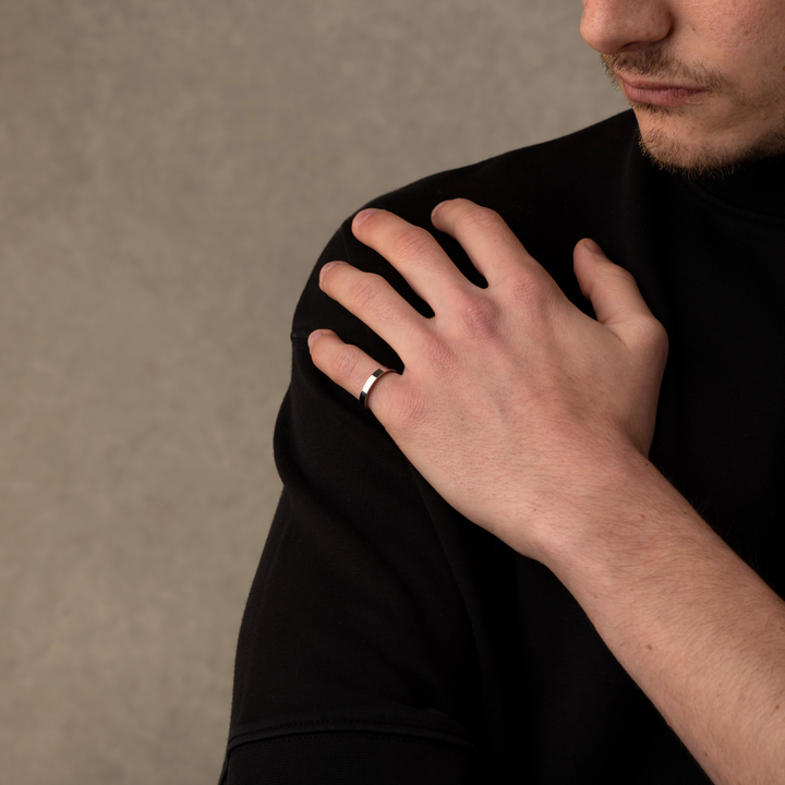 Silver Minimalistic Band Ring 3MM