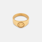 Gold Zeus God Signet Ring