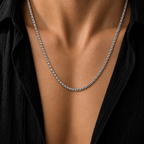 Silver Wheat Chain Necklace - 3mm