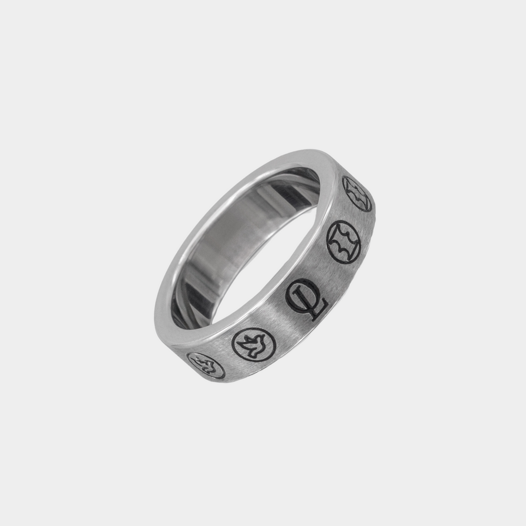 Silver Freedom Band Ring 6MM