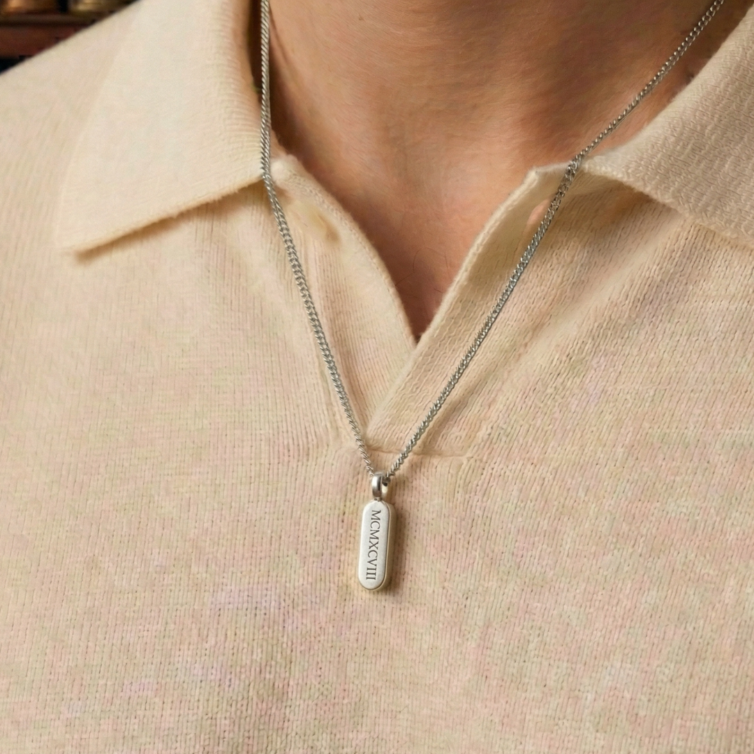 Silver Totem Pendant Necklace