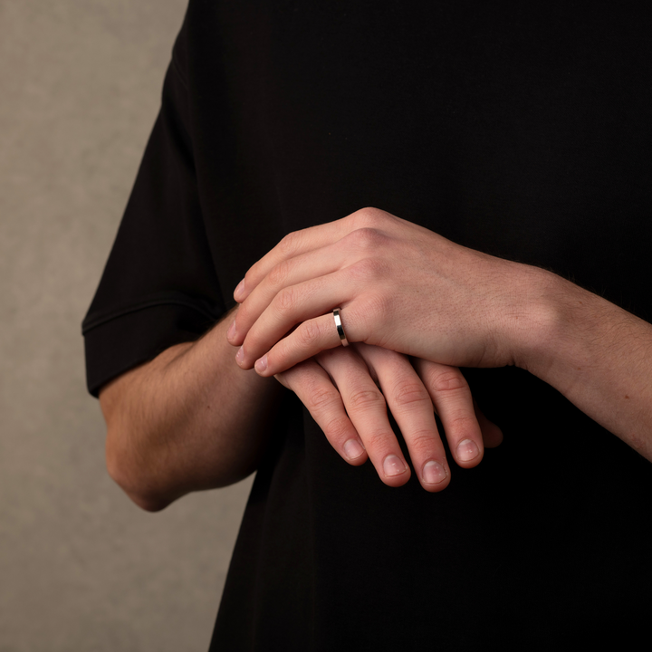 Silver Minimalistic Band Ring 3MM