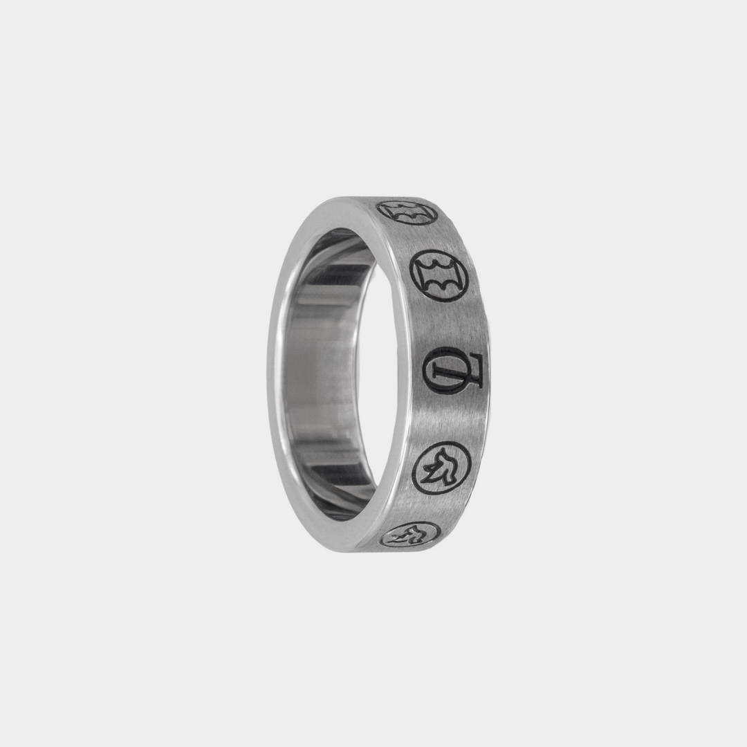 Silver Freedom Band Ring 6MM