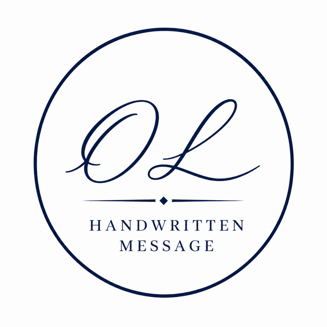 Engraving Handwritten message