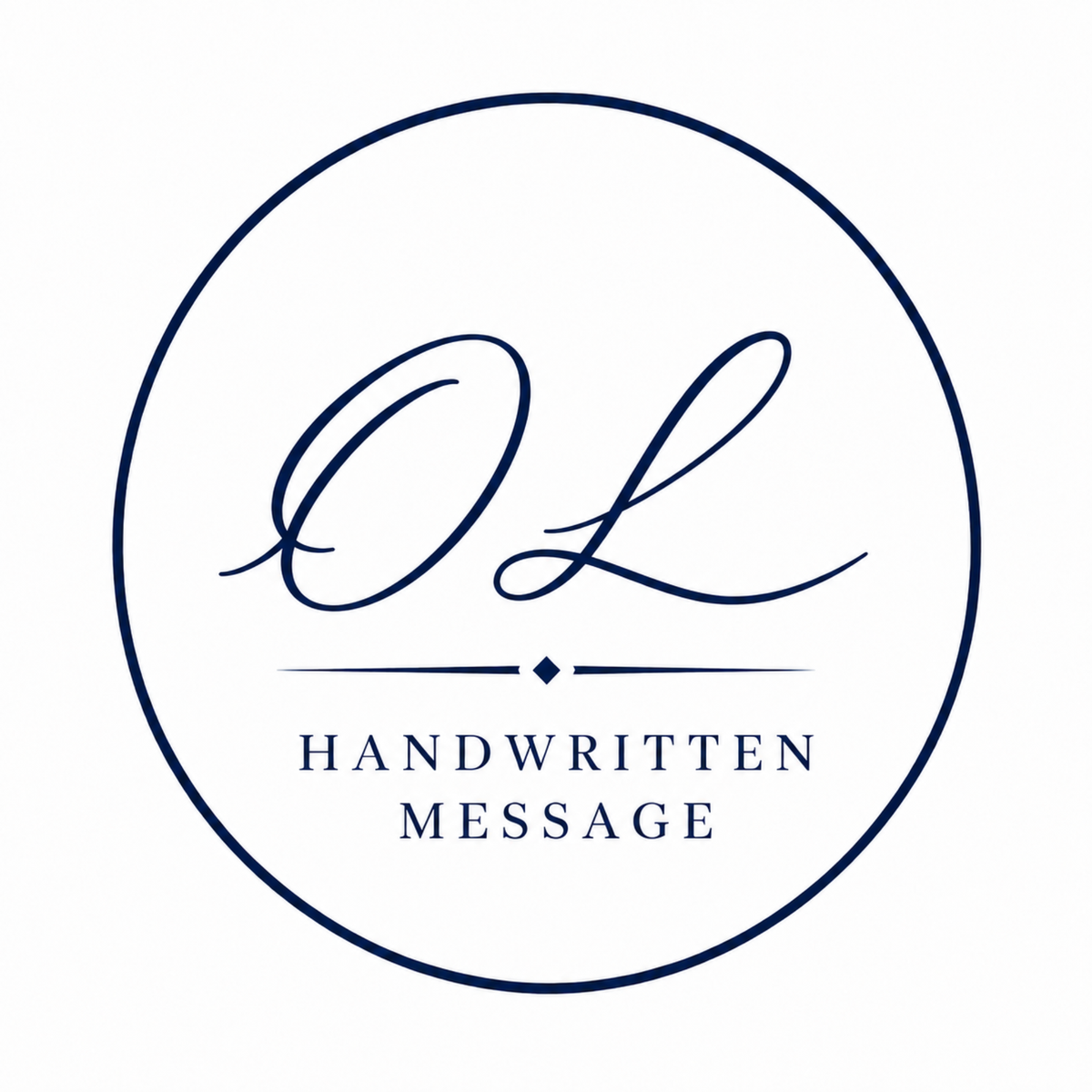 Engraving Handwritten message