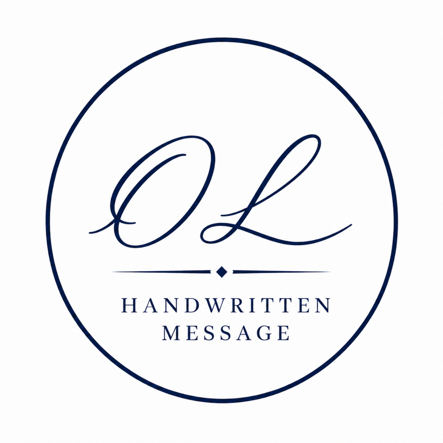 Engraving Handwritten message