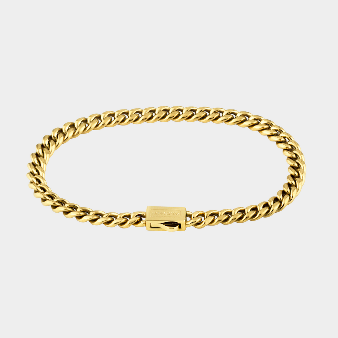 Gold Cuban Chain Bracelet 5MM