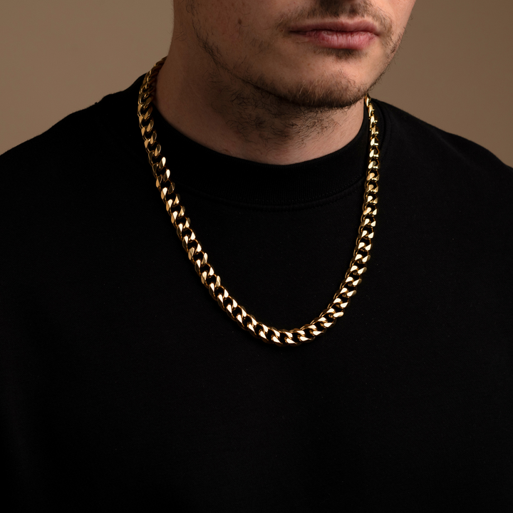 Gold Cuban Chain Necklace 11MM