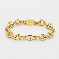 Outrage London Gold Link Bracelet