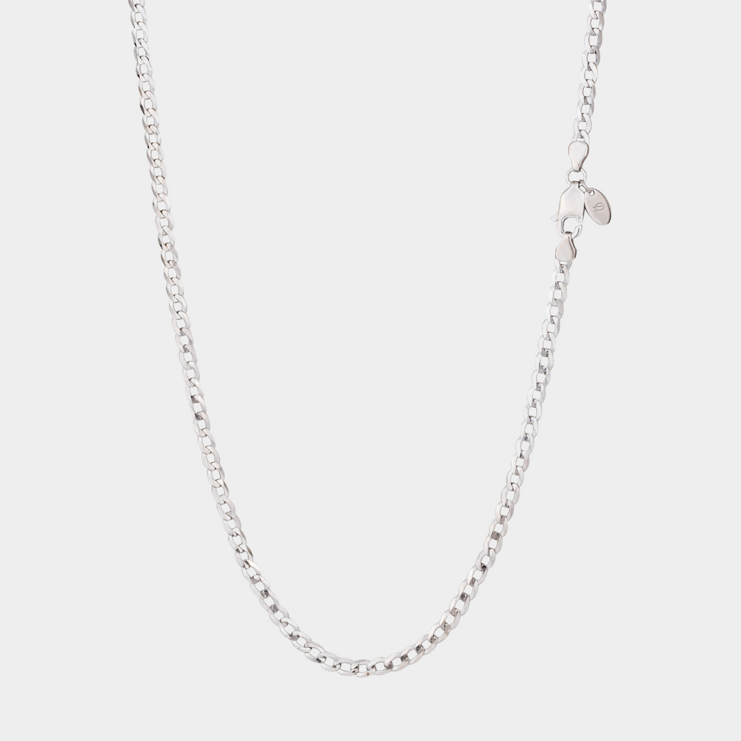 925 Italian Silver 3mm Cuban Necklace