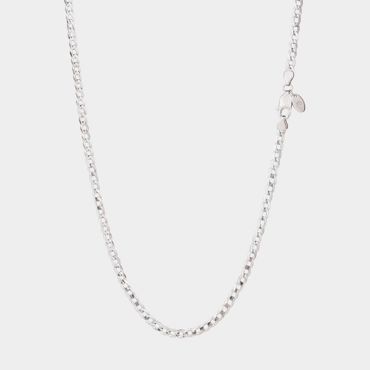 925 Italian Silver 3mm Cuban Necklace