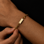 5mm Wheat Bracelet Gold