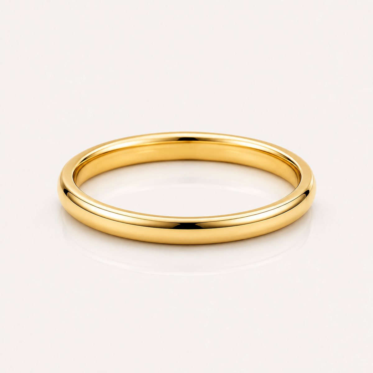 Gold Simple 2MM Band Ring