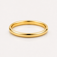 Gold Simple 2MM Band Ring