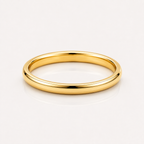 Gold Simple 2MM Band Ring