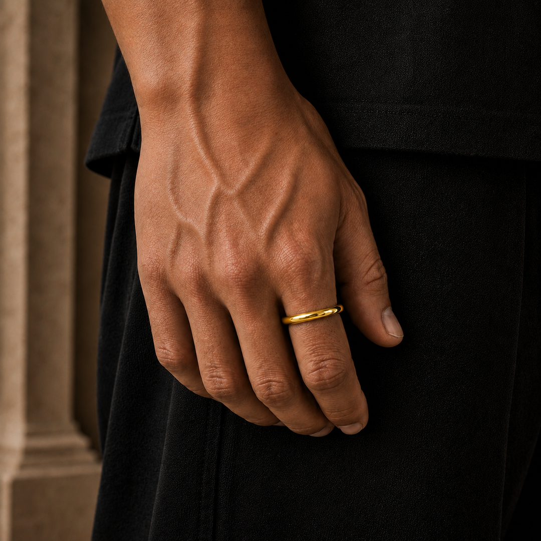Gold Simple 2MM Band Ring