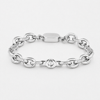 Silver Outrage London Link Bracelet