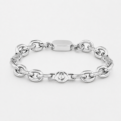 Silver Outrage London Link Bracelet