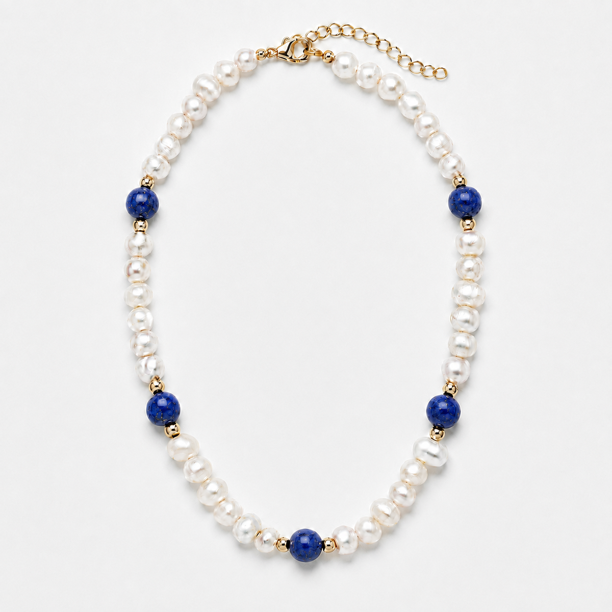 Lapis Lazuli Pearls Necklaces