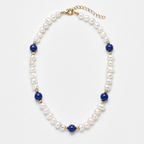 Lapis Lazuli Pearls Necklaces