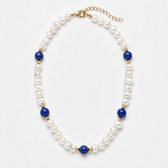 Lapis Lazuli Pearls Necklaces
