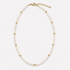 Gold Bead Pearls Necklaces