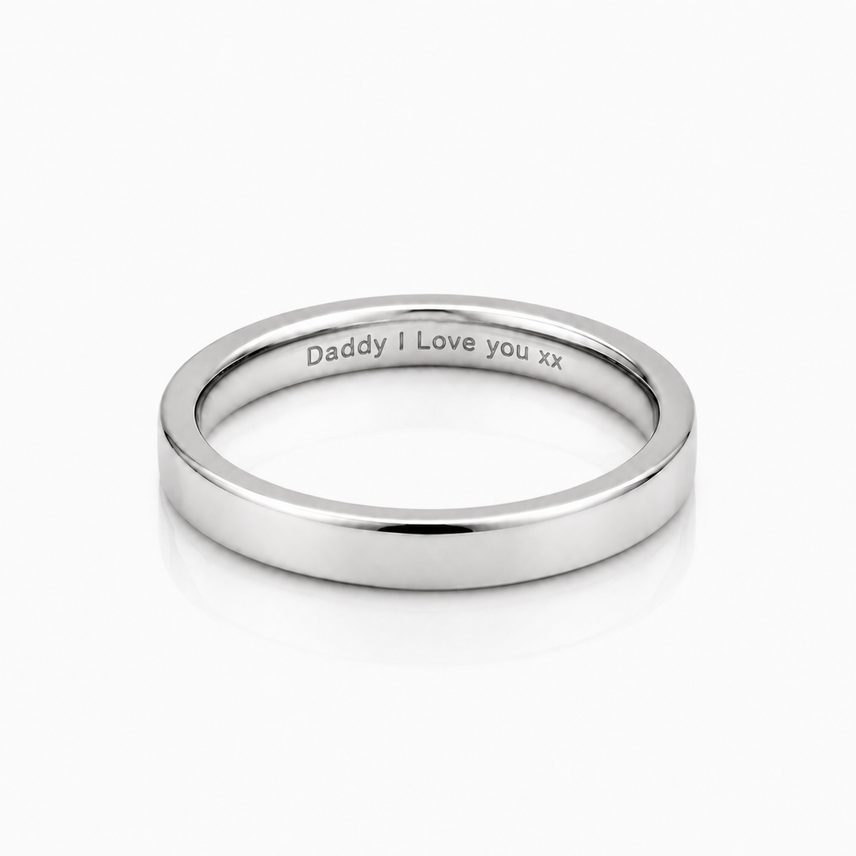 Silver Minimalistic Band Ring 3MM