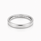 Silver Minimalistic Band Ring 3MM