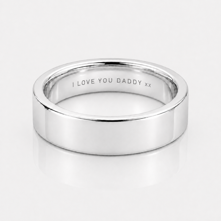 Silver Minimalistic Band Ring 5MM