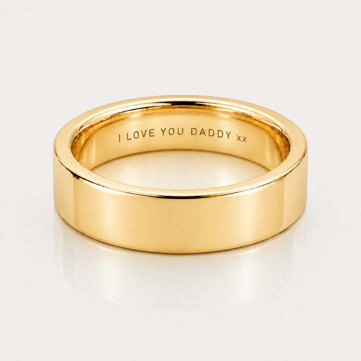 Gold Band Ring 5MM
