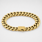 Gold Cuban Chain Bracelet 10MM