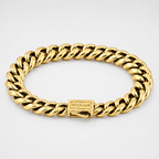 Gold Cuban Chain Bracelet 10MM