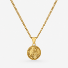 Gold St Jude Necklace Pendant