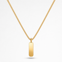 Gold Totem Pendant Necklace