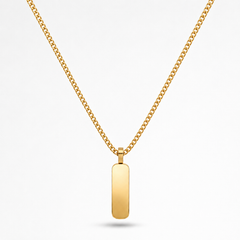 Gold Totem Pendant Necklace