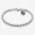 Silver Rope Chain Bracelet 5MM