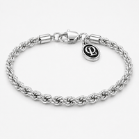 Silver Rope Chain Bracelet 5MM