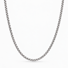 Silver Wheat Chain Necklace - 3mm